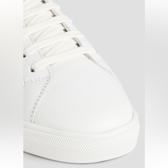 SAINT LAURENT Andy Leather Sneakers in White | Women's 35.5 / 5.5 - Picture 4 of 14